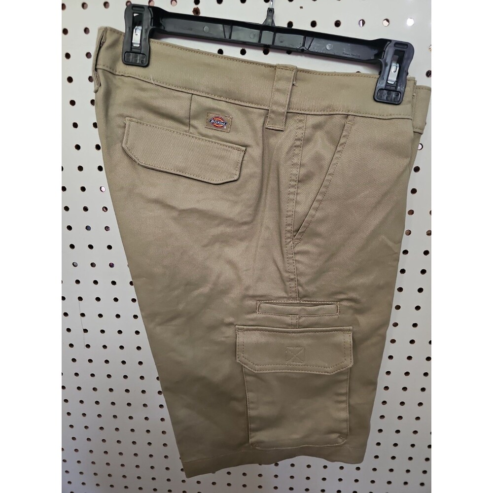 Dickies Women's Size 8 Tan Flex Cargo Short Relaxed Fit Work Hike Walk NWT - Picture 7 of 8